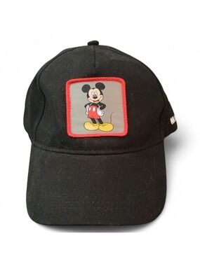 NWT DISNEY Patch Black Mickey Mouse Baseball Cap